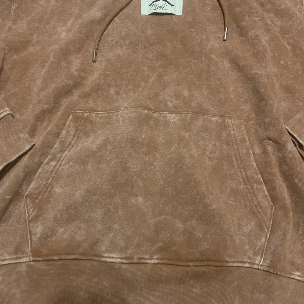 NIKE Air JORDAN Flight Hoodie Mens Mineral Clay White Statement Fleece - Picture 2 of 7